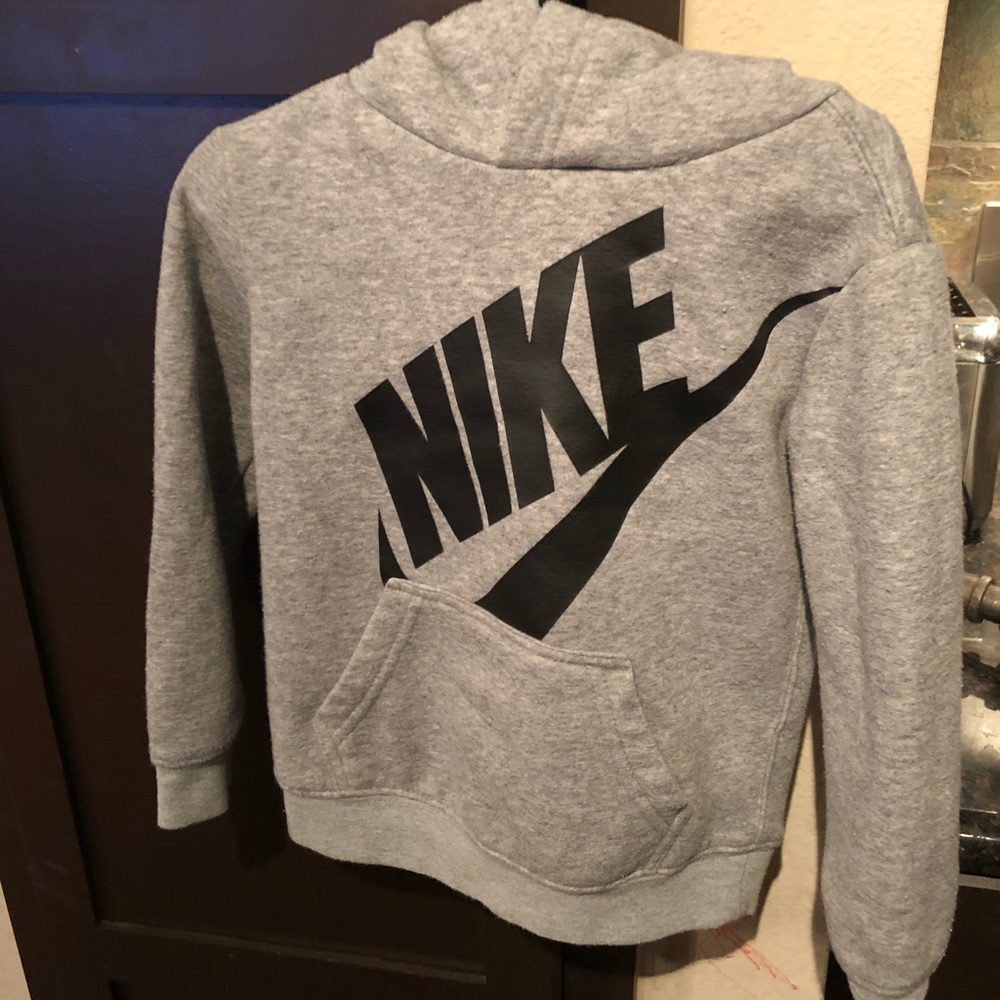 Grey Nike Toddler Hoodie
